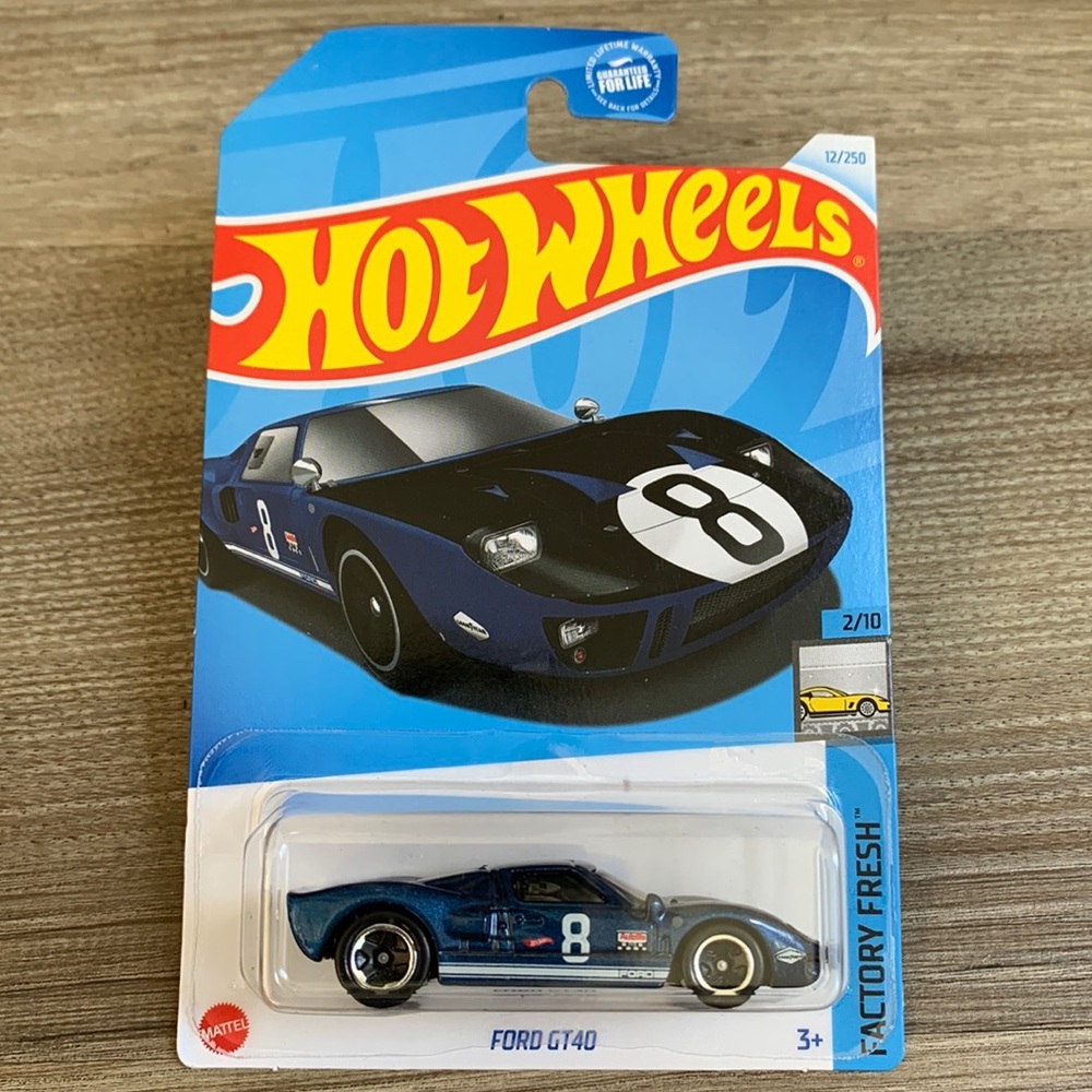 Hot Wheels Ford GT40 Race Car Factory Fresh Racer HW Hotwheels Racing  2024 New